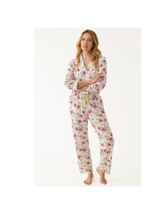 Pijama mujer verano largo floral