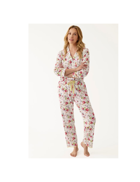 Pijama mujer verano largo floral