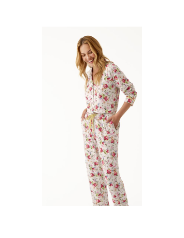 Pijama mujer verano largo floral
