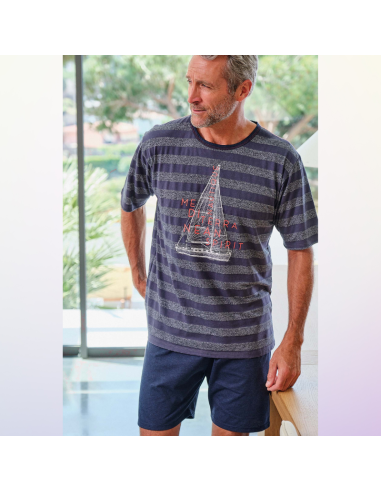 Pijama Hombre Verano Naútico