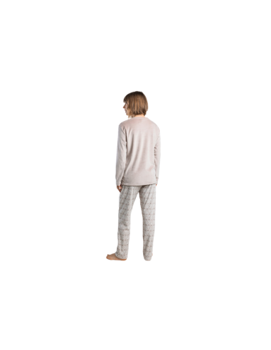 Pijama Mujer Invierno Terciopelo liso 63644