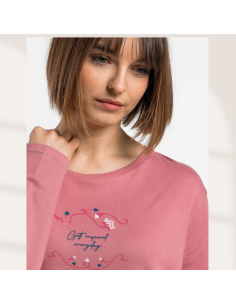 Pijama Mujer Invierno Estampado 64749