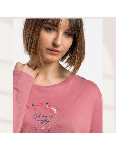Pijama Mujer Invierno Estampado 64749