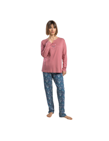 Pijama Mujer Invierno Estampado 64749