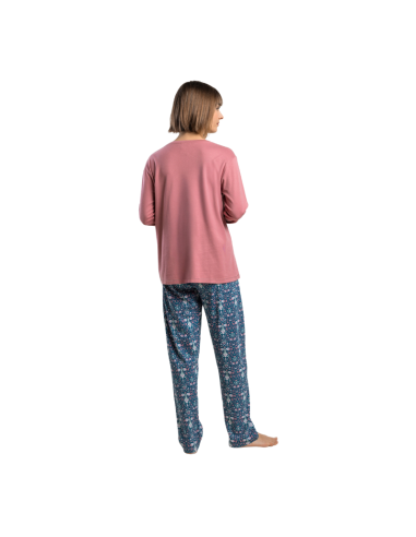 Pijama Mujer Invierno Estampado 64749