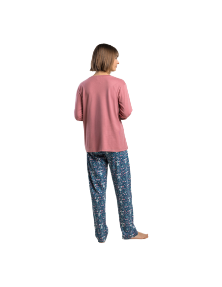 Pijama Mujer Invierno Estampado 64749
