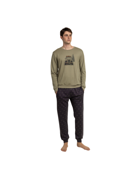 Pijama Hombre Invierno 64826 Coche