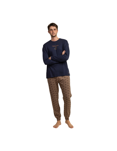 Pijama Hombre Invierno 64808 Perrito