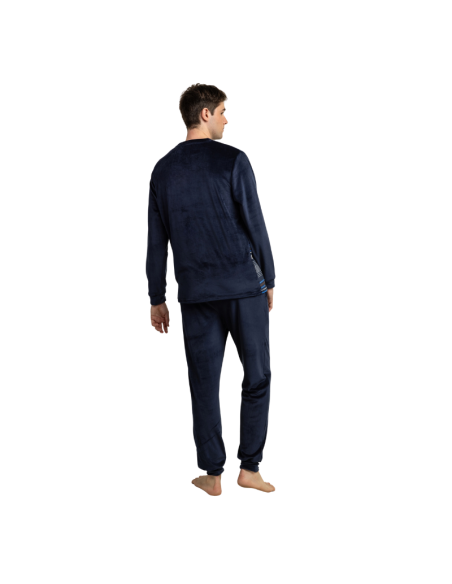 Pijama Hombre Invierno 64802 Rayas