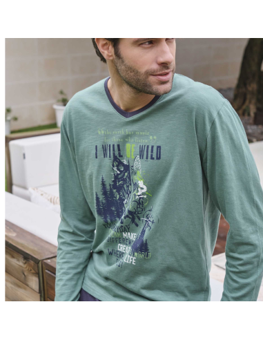 Pijama Hombre Invierno Pico 731328